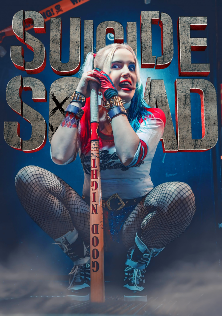 shooting photo cosplay Harley Quinn Nantes